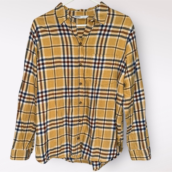 Sonoma Goods For Life Everyday Flannel Shirt Large - Picture 4 of 7